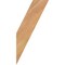 Ekena Millwork 3 1/2"W x 8"D x 16"H Traditional Smooth Knee Brace, Western Red Cedar BRC04X08X16TRA00SWR - alternate 2